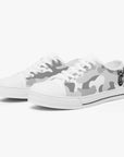 Y i Compete Classic Low-Top Canvas Shoes - Gray/White Camo