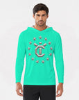 All-Over Print Men's Sun Protection Hooded Sport Top