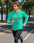 All-Over Print Men's Sun Protection Hooded Sport Top
