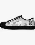 Y i Compete Classic Low-Top Canvas Shoes - Gray/White Camo
