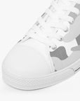 Y i Compete Classic Low-Top Canvas Shoes - Gray/White Camo