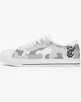 Y i Compete Classic Low-Top Canvas Shoes - Gray/White Camo