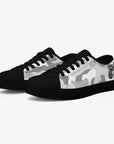 Y i Compete Classic Low-Top Canvas Shoes - Gray/White Camo