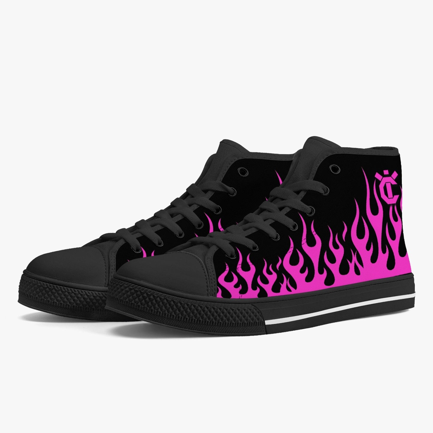 Classic High-Top Canvas Shoes -