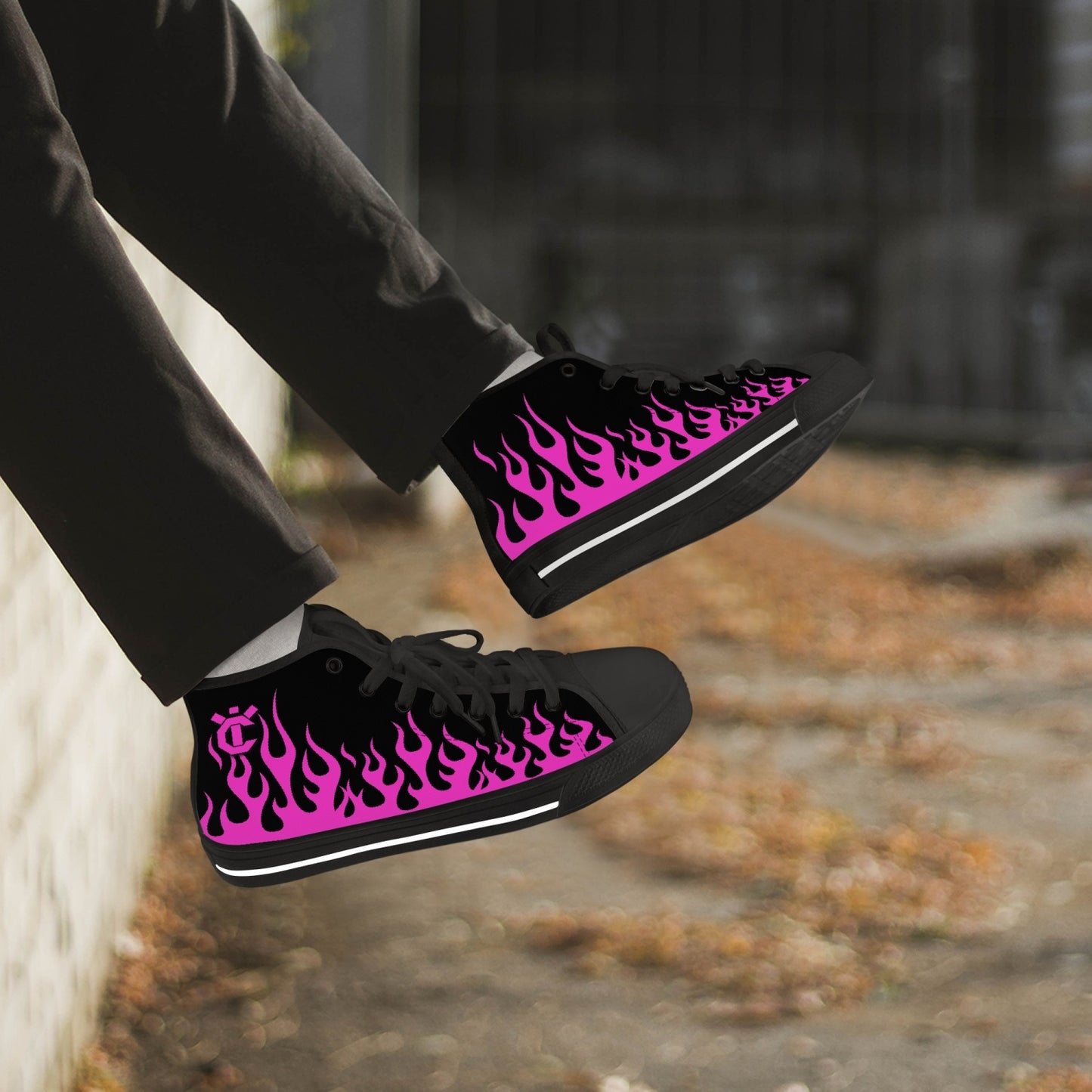 Classic High-Top Canvas Shoes -