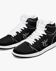 New YIC VantaBlack High-Top Leather Sneakers