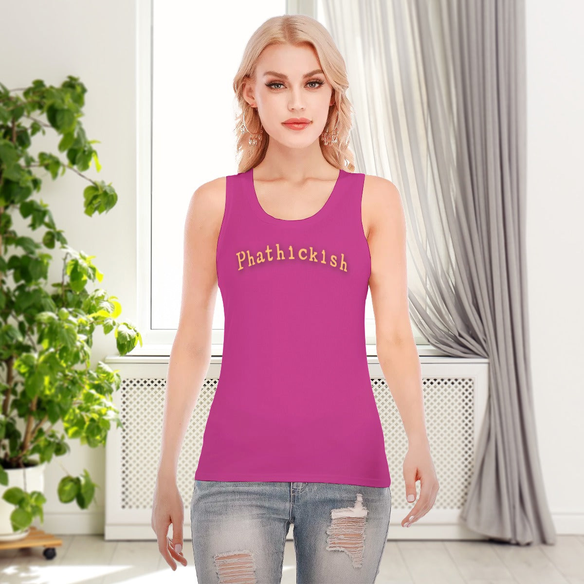 Women's Sport Tank Top - Orchid Flower