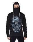 YIC Men's Pullover Hoodie With Mask - The Skull