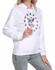Women's Hoodie With Raglan Sleeve - Patriot