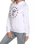 Women's Hoodie With Raglan Sleeve - Patriot