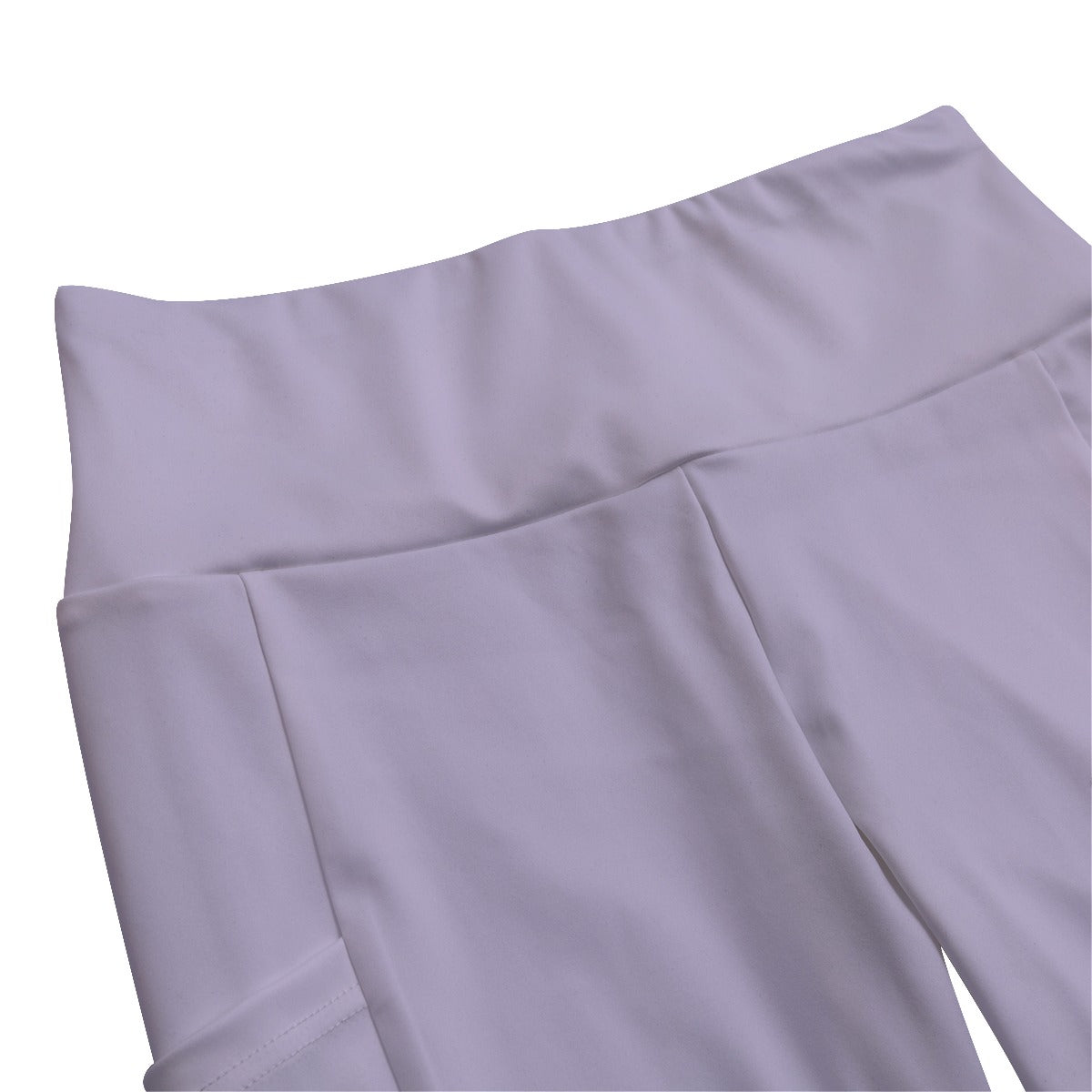 Women's High Waist Yoga Pants With Side Pocket - Digital Lavender
