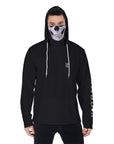 YIC Men's Pullover Hoodie With Mask - Skullface