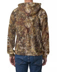 Men's Raglan Pullover Hoodie - Forest Camo