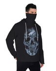 YIC Men's Pullover Hoodie With Mask - The Skull