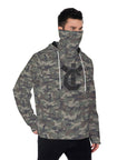 YIC Men's Pullover Hoodie With Mask - Old School Camo