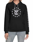 Women's Hoodie With Raglan Sleeve - Vantablack