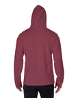 YIC Men's Pullover Hoodie With Mask - Winery