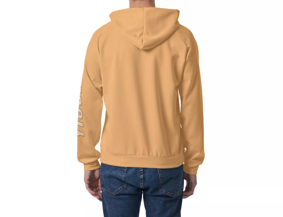 Men's Raglan Pullover Hoodie - Mango