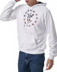 Men's Raglan Pullover Hoodie - Patriot