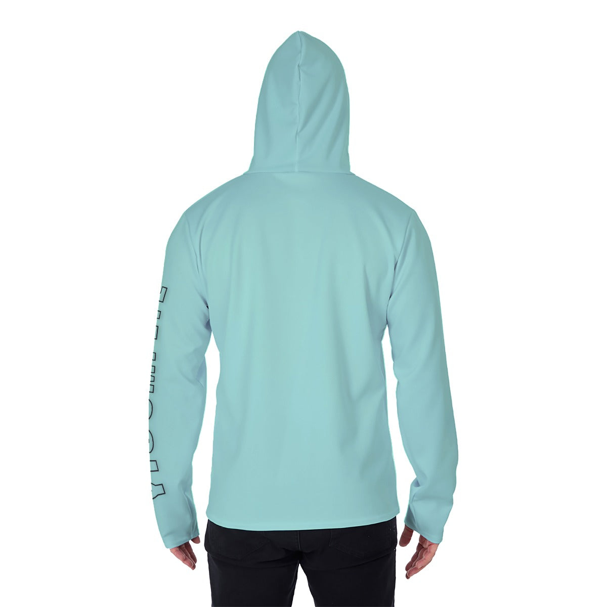 YIC Men's Pullover Hoodie With Mask - Beach Glass