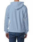 Men's Raglan Pullover Hoodie - Clear Sky