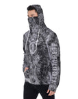 YIC Men's Pullover Hoodie With Mask - Mixed Granite
