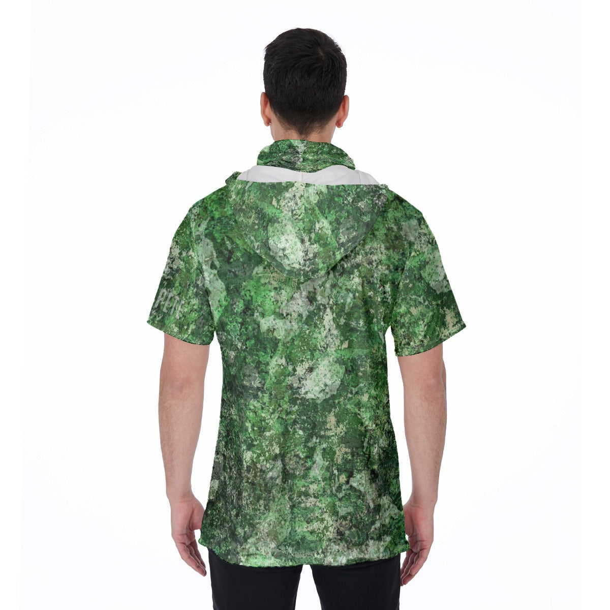 Men's Hooded T's with Built-in Mask -