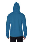 YIC Men's Pullover Hoodie With Mask - Mykonos Blue
