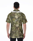 Men's Hooded T's with Built-in Mask - Inland Camo