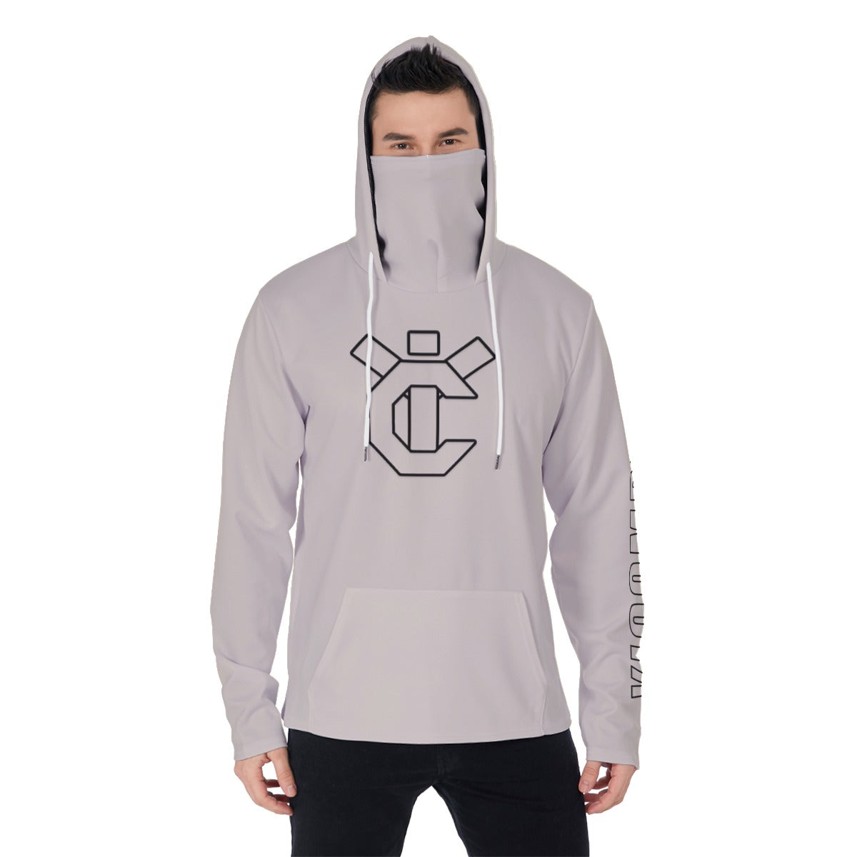 YIC Men&#39;s Pullover Hoodie With Mask - Dune