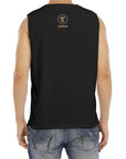 Men's O-neck Sleeveless Tank Top - Vantablack