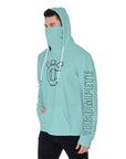 YIC Men's Pullover Hoodie With Mask - Beach Glass