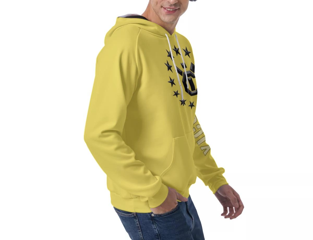 Men's Raglan Pullover Hoodie - Illuminating