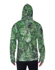 YIC Men's Pullover Hoodie With Mask - Green Country Camo
