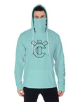 YIC Men's Pullover Hoodie With Mask - Beach Glass
