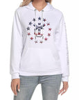 Women's Hoodie With Raglan Sleeve - Patriot
