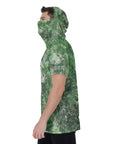 Men's Hooded T's with Built-in Mask -