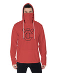 YIC Men's Pullover Hoodie With Mask - Fire Whirl