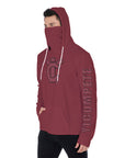 YIC Men's Pullover Hoodie With Mask - Winery