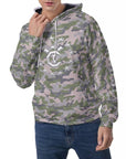 Men's Raglan Pullover Hoodie - Mod Camo