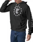Men's Raglan Pullover Hoodie - Vantablack