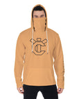 YIC Men's Pullover Hoodie With Mask - Mango