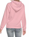 Women's Hoodie With Raglan Sleeve - Pink