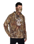YIC Men's Pullover Hoodie With Mask - Forest Camo