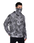YIC Men's Pullover Hoodie With Mask - Mixed Granite
