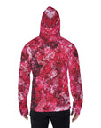 YIC Men's Pullover Hoodie With Mask - Mixed Lava Coral