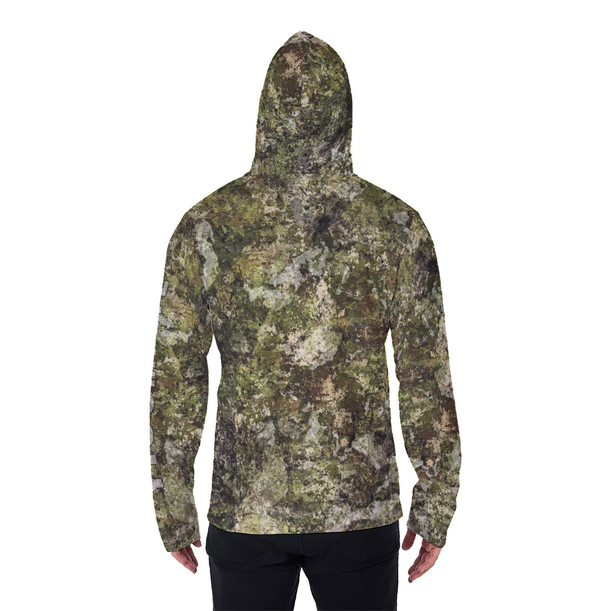 YIC Men's Pullover Hoodie With Mask - Inland Camo