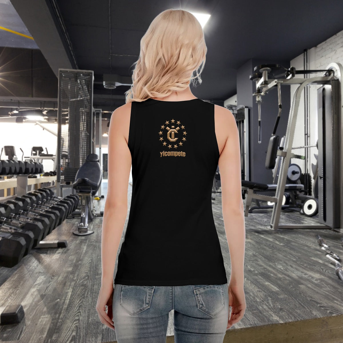 WOMEN'S SPORT TANK TOP - Vantablack