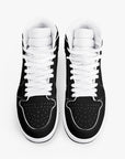 New YIC VantaBlack High-Top Leather Sneakers