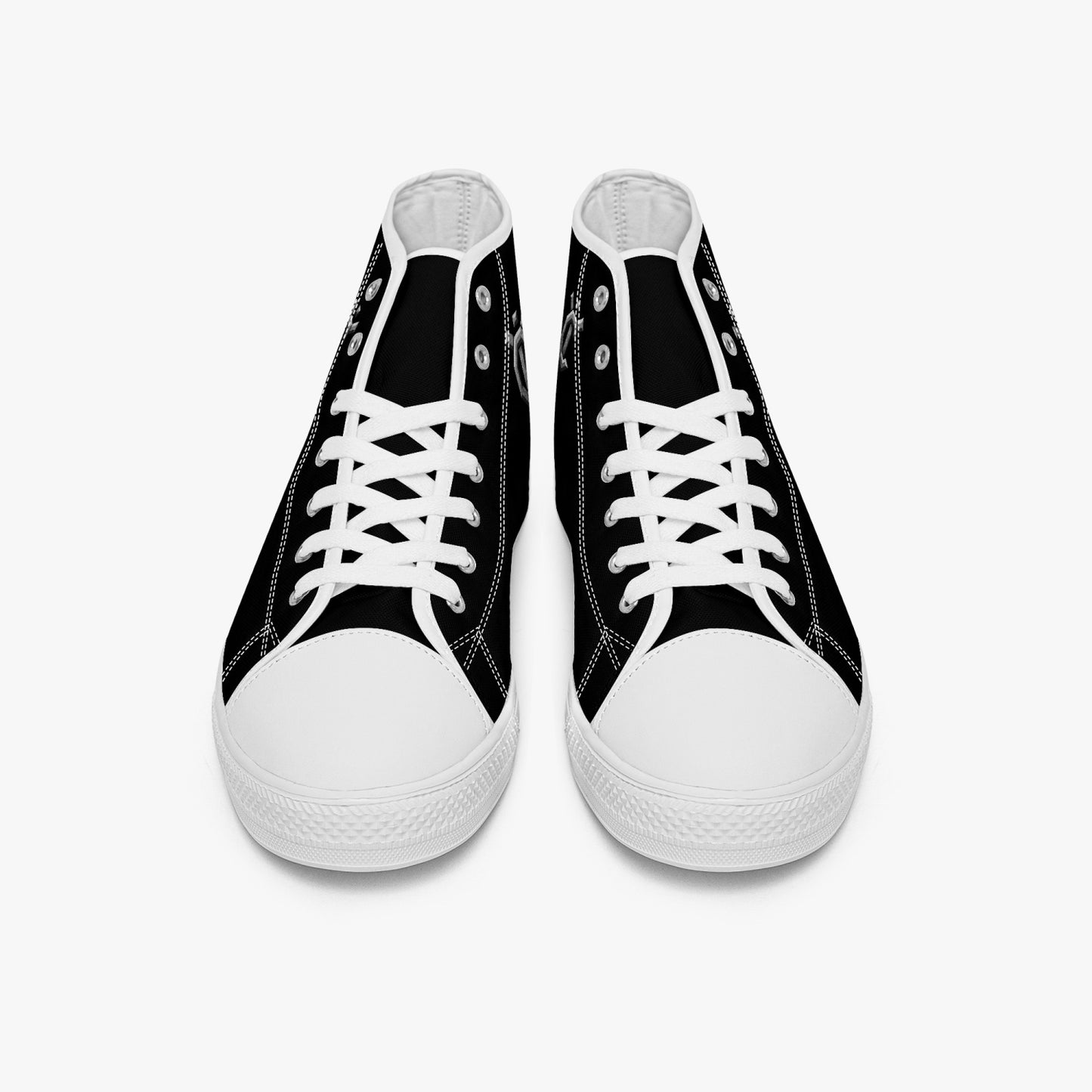 New YIC High-top Canvas Shoes - VantaBlack